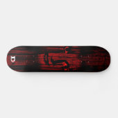 Haunted Red Eyes Dd Brand Persoonlijk Skateboard (Horizontaal)