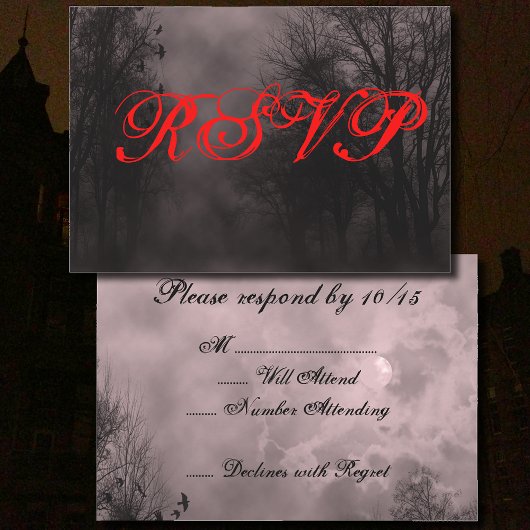 Haunted Red Sky met Ravens Halloween RSVP