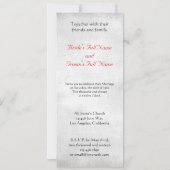 Haunted Road met Ravens Aangepaste Bruiloft Uitnod Kaart (Achterkant)