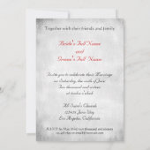 Haunted Road met Ravens bruiloft uitnodiging (Achterkant)