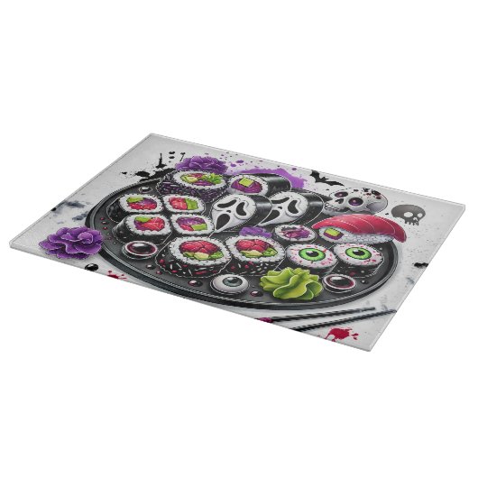 Haunted Rolls voor Halloween feesten Snijplank (Hoek)