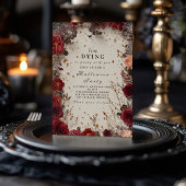 Haunted Romance Halloween Party Kaart