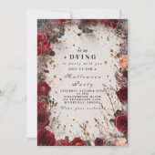 Haunted Romance Halloween Party Kaart (Voorkant)