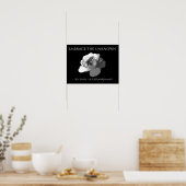 Haunted Rose Gothic Poster - Omarm het Onbekende (Keuken)