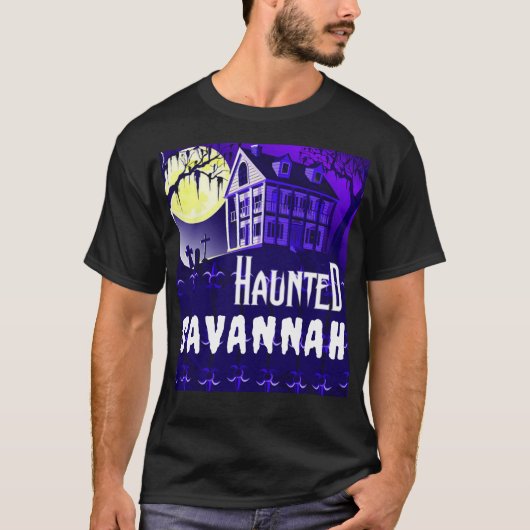 Haunted Savannah Halloween Pride T-shirt (Voorkant)
