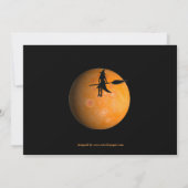 Haunted Scene - Halloween Party Invite Kaart (Achterkant)