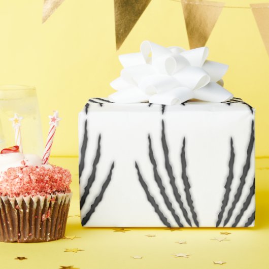 Haunted Scrachtes Halloween Cadeaupapier (Verjaardagsfeest)