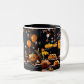 Haunted Sips: Halloween Mok Collectie (Voorkant rechts)