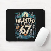 Haunted Six Seven 6 7 Meme 67 Skeleton Hand Hallow Muismat (Met muis)
