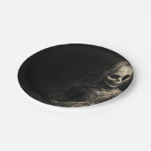 Haunted Skelet Doll Halloween Kostuum Party Papieren Bordje (Gekanteld)