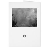 Haunted Skey met Ravens Wedding Custom Invitation (Achterkant)