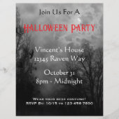 Haunted Sky beroemd gemaakt door Ravens Halloween Flyer (Voorkant)