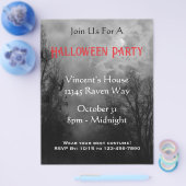 Haunted Sky beroemd gemaakt door Ravens Halloween  Flyer (Enkel)