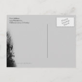 Haunted Sky Blue Mist Halloween Party Briefkaart (Achterkant)