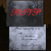 Haunted Sky Blue Mist met Ravens Halloween RSVP