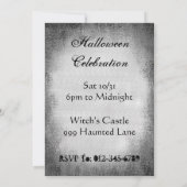 Haunted Sky Custom Halloween Invitation Sjabloon Kaart (Achterkant)