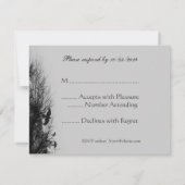 Haunted Sky en Ravens Editable RSVP-kaart Kaart (Achterkant)