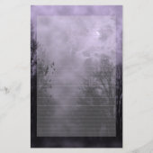 Haunted Sky Paarse Mist Note papier bekleed (Voorkant)