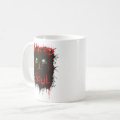 Haunted Soul Halloween Koffiemok (Voorkant links)