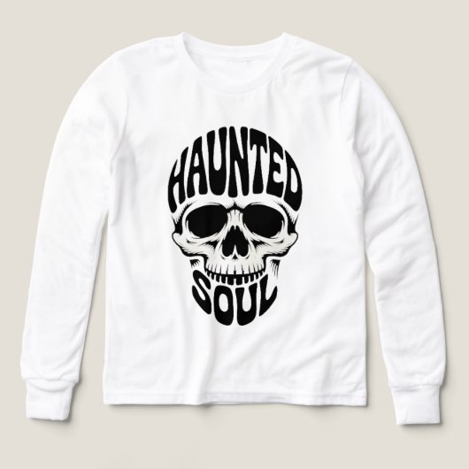 Haunted Soul Skull Typography (Voorkant)