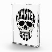Haunted Soul Skull Typography Fotoblokken (Rechts)