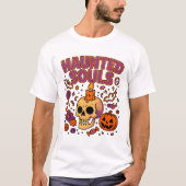 Haunted Souls Halloween kleding Schattige Unisex T-shirt (Voorkant)