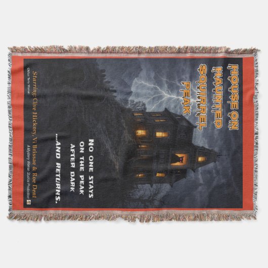 Haunted Squirrel Peak Deken (Voorkant)