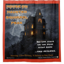 Haunted Squirrel Peak Douchegordijn