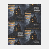 Haunted Squirrel Peak Fleece Deken (Voorkant)