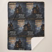 Haunted Squirrel Peak Sherpa Deken (Voorkant)