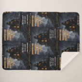 Haunted Squirrel Peak Sherpa Deken (Voorkant (horizontaal))