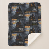 Haunted Squirrel Peak Sherpa Deken (Voorkant)