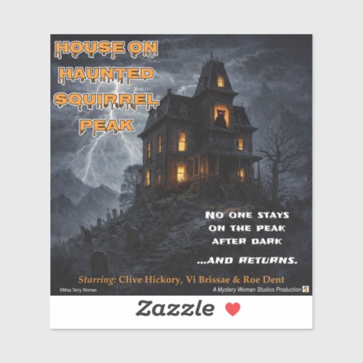 Haunted Squirrel Peak Sticker (Vel)