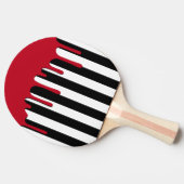 Haunted Striping Red Drip Tafeltennisbatje (Zijkant)