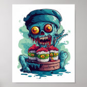 Haunted Sushi Chef Poster (Voorkant)
