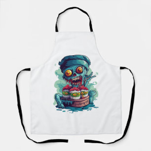 Haunted Sushi Chef Schort
