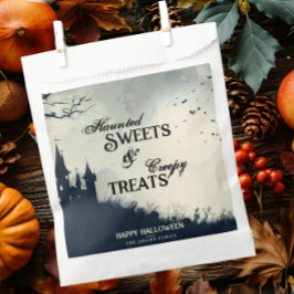 Haunted Sweets & Creepy Treats Happy Halloween Bedankzakje