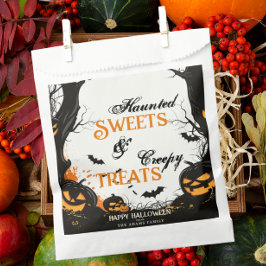 Haunted Sweets & Creepy Treats Happy Halloween Bedankzakje