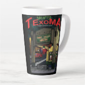 Haunted Texoma Latte Mok (Rechterhoek)