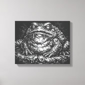 Haunted Toad Sigil door BurnsInHell Canvas Afdruk (Voorkant)