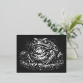 Haunted Toad Sigil door BurnsInHell Folie Feestdagen Briefkaart (Staand Voorkant)