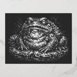 Haunted Toad Sigil door BurnsInHell Folie Feestdagen Briefkaart