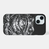 Haunted Toad Sigil door BurnsInHell iPhone 15 Case (Achterkant horizontaal)