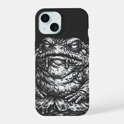 Haunted Toad Sigil door BurnsInHell iPhone 15 Case (Achterkant)