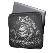 Haunted Toad Sigil door BurnsInHell Laptop Sleeve (Voorkant Links)