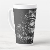 Haunted Toad Sigil door BurnsInHell Latte Mok (Linkerhoek)