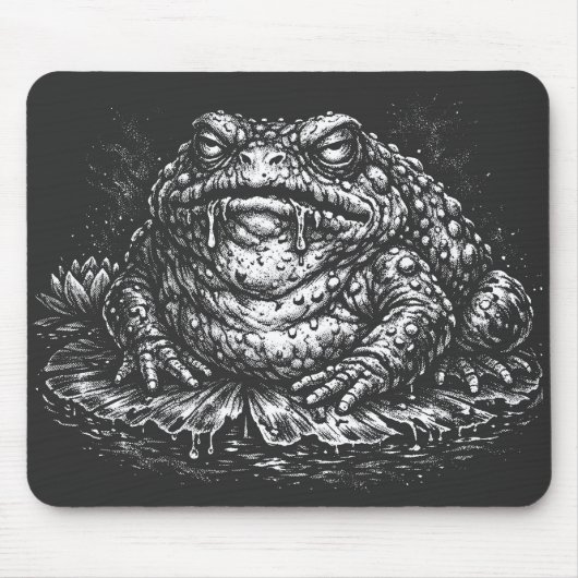 Haunted Toad Sigil door BurnsInHell Muismat (Voorkant)
