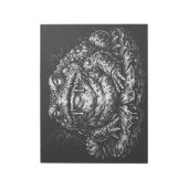 Haunted Toad Sigil door BurnsInHell Notitieblok (Linkerzijde)