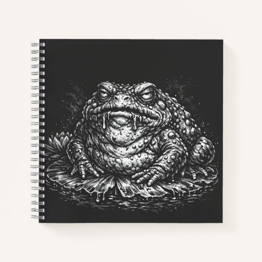 Haunted Toad Sigil door BurnsInHell Notitieboek (Voorkant)