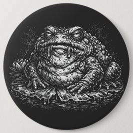 Haunted Toad Sigil door BurnsInHell Ronde Button 6,0 Cm